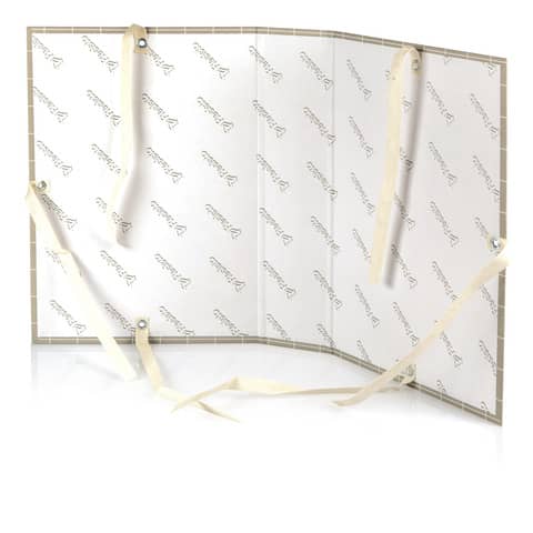 Faldoni con lacci rivettati Brefiocart Centro Class Resisto 25x35 cm dorso 12 cm grigio Conf. 10 pz - RES0201-12